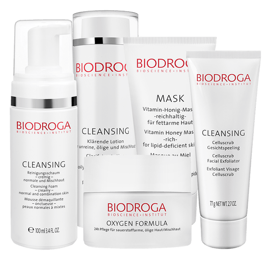 Biodroga Oxygen Formula Rosy Skin Kit - Oily/Combo